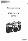 Zeiss Ikon Icarex manual. Camera Instructions.